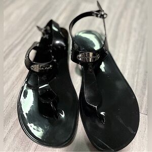 Michael Kors Jelly Sandals, Black sz10